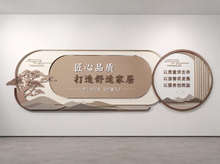 河源展厅立体字发光字与灯箱